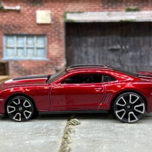 Loose Hot Wheels - 2012 Chevy Camaro - Dark Red, White and Black
