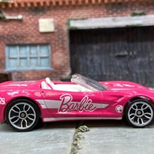Loose Hot Wheels - 2014 Chevy Corvette Stingray - Barbie Pink and White