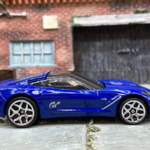 Loose Hot Wheels 2014 Chevy Corvette Stingray Dressed in Blue Gran Turismo
