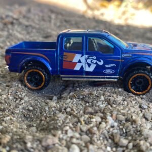 Loose Hot Wheels - 2015 Ford F150 4X4 Truck - Blue K&N Filters Livery