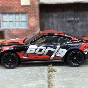 Loose Hot Wheels - 2018 Ford Mustang GT - Black and Red Borla Livery