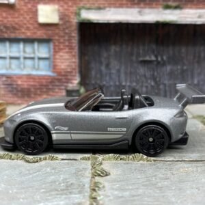 Loose Hot Wheels - 2015 Mazda MX-5 Miata - Satin Gray and White