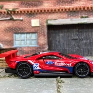 Loose Hot Wheels - 2016 Ford GT Race - Red Eco Boost Livery