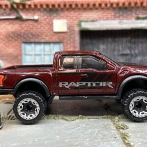 Loose Hot Wheels - 2017 Ford F150 Raptor 4X4 Truck - Raptor Burgundy