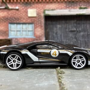 Loose Hot Wheels - 2017 Ford GT - Black and White #4