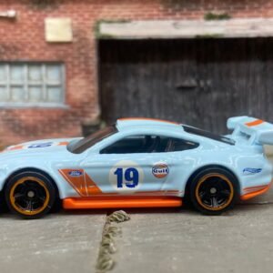 Loose Hot Wheels - 2018 Custom Ford Mustang GT Race Car - Blue GULF Livery