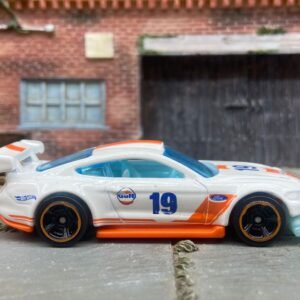 Loose Hot Wheels - 2018 Custom Ford Mustang GT Race Car - White GULF Livery