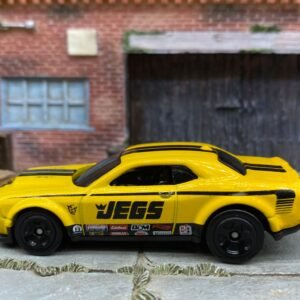 Loose Hot Wheels - 2018 Dodge Challenger SRT Demon - Yellow and Black JEGS