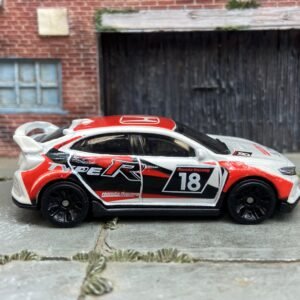 Loose Hot Wheels: 2018 Honda Civic Type R - White Racing Livery