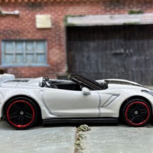 Loose Hot Wheels - 2019 Chevy Corvette ZR1 Convertible - White and Black