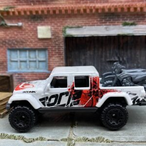 Loose Hot Wheels - 2020 Jeep Gladiator - White Borla