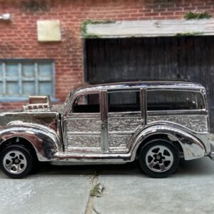 Loose Hot Wheels: 40's Ford Woody - Chrome