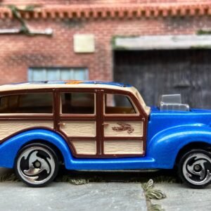 Loose Hot Wheels 40's Woody Dressed in Blue Surf Beat Livery