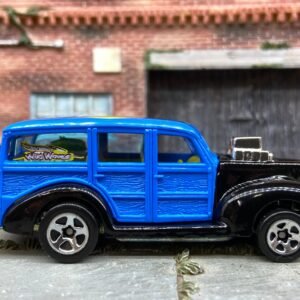 Loose Hot Wheels 40's Woody Dressed in Blue Wild Wave Livery