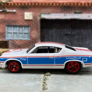 Hot Wheels AMC Rebel Machine - White, Blue and Red Goodyear Livery