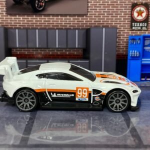 Loose Hot Wheels - Aston Martin Vantage GTE - GULF White and Orange