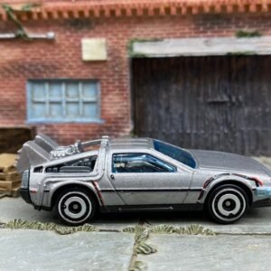Loose Hot Wheels - "Back To The Future Time Machine" DeLorean - Gray