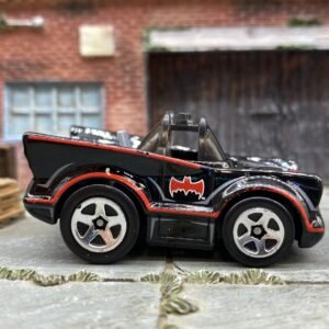 Hot Wheels Batman Batmobile 60's TV Series Car Toon'd - Black and Red