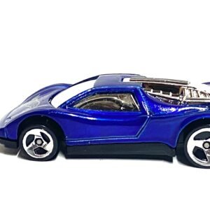 Loose Hot Wheels - Blue Streak - Blue and Chrome
