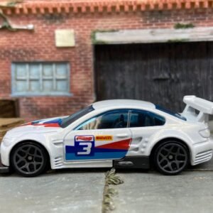 Loose Hot Wheels: BMW M3 GT2 - White, Red and Blue #3 Race Livery