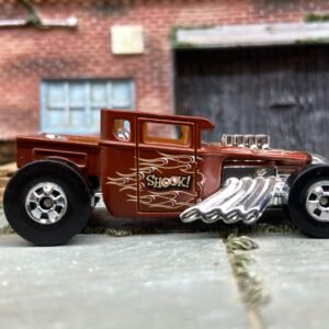 Loose Hot Wheels: Bone Shaker Hot Rod Truck Dressed in Red Primer
