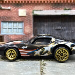Loose Hot Wheels - Camaro Z28 - Black Stars and Stripes