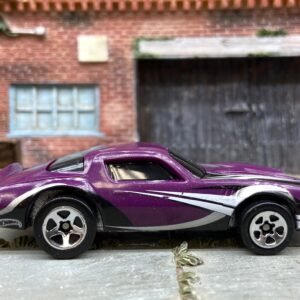 Loose Hot Wheels Camaro Z28 Dressed in Purple, Black and White
