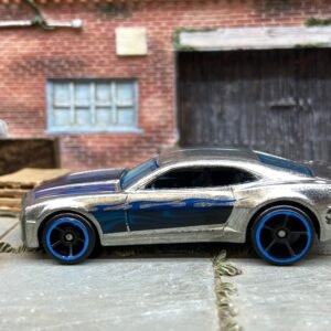 Loose Hot Wheels Chevy Camaro Concept Dressed in 50th Anniversary Zamac and Blue
