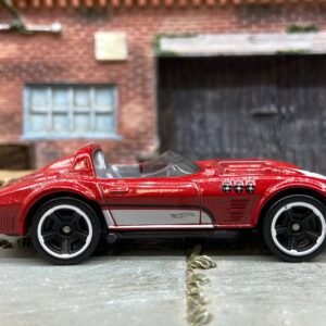 Loose Hot Wheels - Chevy Corvette Grand Sport Roadster - Red and White