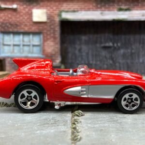 Loose Hot Wheels - Chevy Corvette SR2 - Red, White and Silver