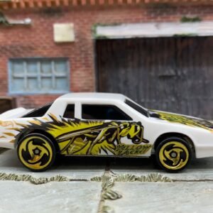 Loose Hot Wheels - Chevy Stocker Stock Car - White Yellow Jackets Livery