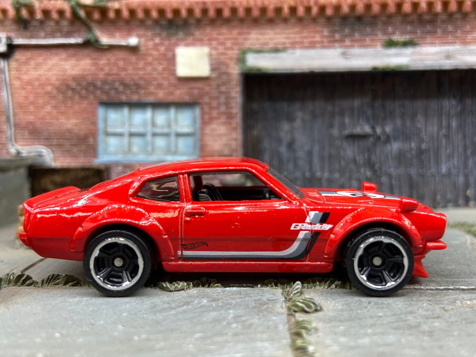 Loose Hot Wheels - Custom Ford Maverick - Red #94 Greddy Livery