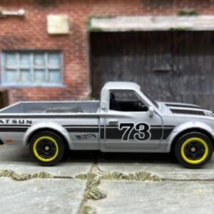 Loose Hot Wheels - Datsun 620 Mini Truck - Primer Gray and Black