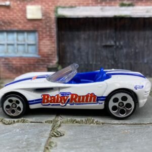 Loose Hot Wheels - Dodge Concept Car Convertible - White and Blue BabyRuth