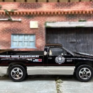 Loose Hot Wheels Dodge Ram 1500 Federal Drug Enforcement Truck In Black