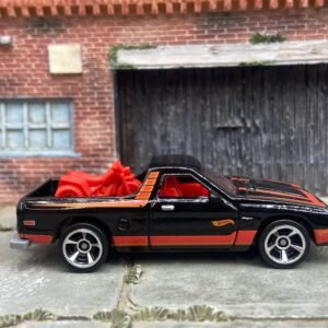 Loose Hot Wheels: Dodge Rampage Dressed in Black and Red