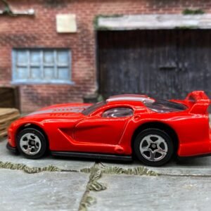 Loose Hot Wheels - Dodge Viper GTS-R - Red and Silver
