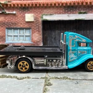 Loose Hot Wheels - Fast Bed Hauler Car Hauler - Light Blue