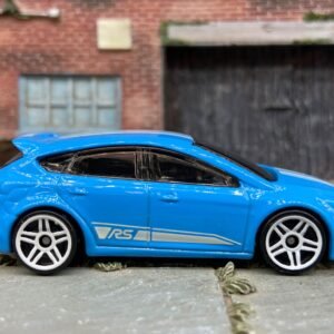Loose Hot Wheels - Ford Focus RS - Blue and White