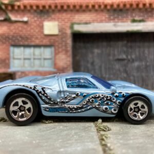 Loose Hot Wheels Ford GT40 Dressed in Blue with Graphics