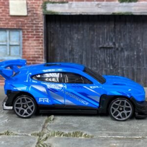 Loose Hot Wheels - Ford Mustang Mach-E 1400 - Blue and Silver Ford Performance
