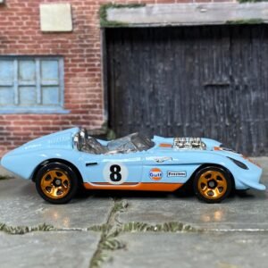 Loose Hot Wheels - Glory Chaser Race Car - GULF Blue and Orange
