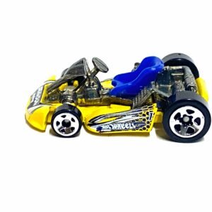 Loose Hot Wheels - Go Kart - Yellow and Blue