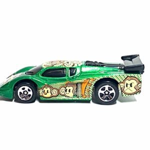 Loose Hot Wheels - GT Racer Race Car - Green SEGA Super Monkey Ball