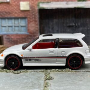 Loose Hot Wheels Honda Civic EF - White and Red
