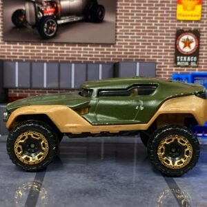 Loose Hot Wheels - Hyper Rocker 4x4 - Green and Brown