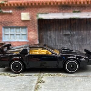 Loose Hot Wheels - Knight Rider KITT Super Pursuit Mode TV Series Car - Black