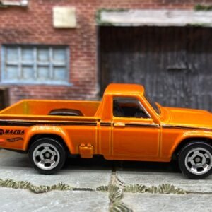 Loose Hot Wheels - Mazda REPU Mini Truck - Orange and Black