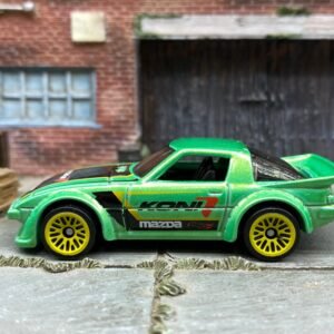 Loose Hot Wheels - Mazda RX-7 - Koni Green