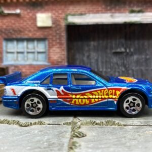 Loose Hot Wheels Mercedes-Benz 500E - Blue Hot Wheels Livery